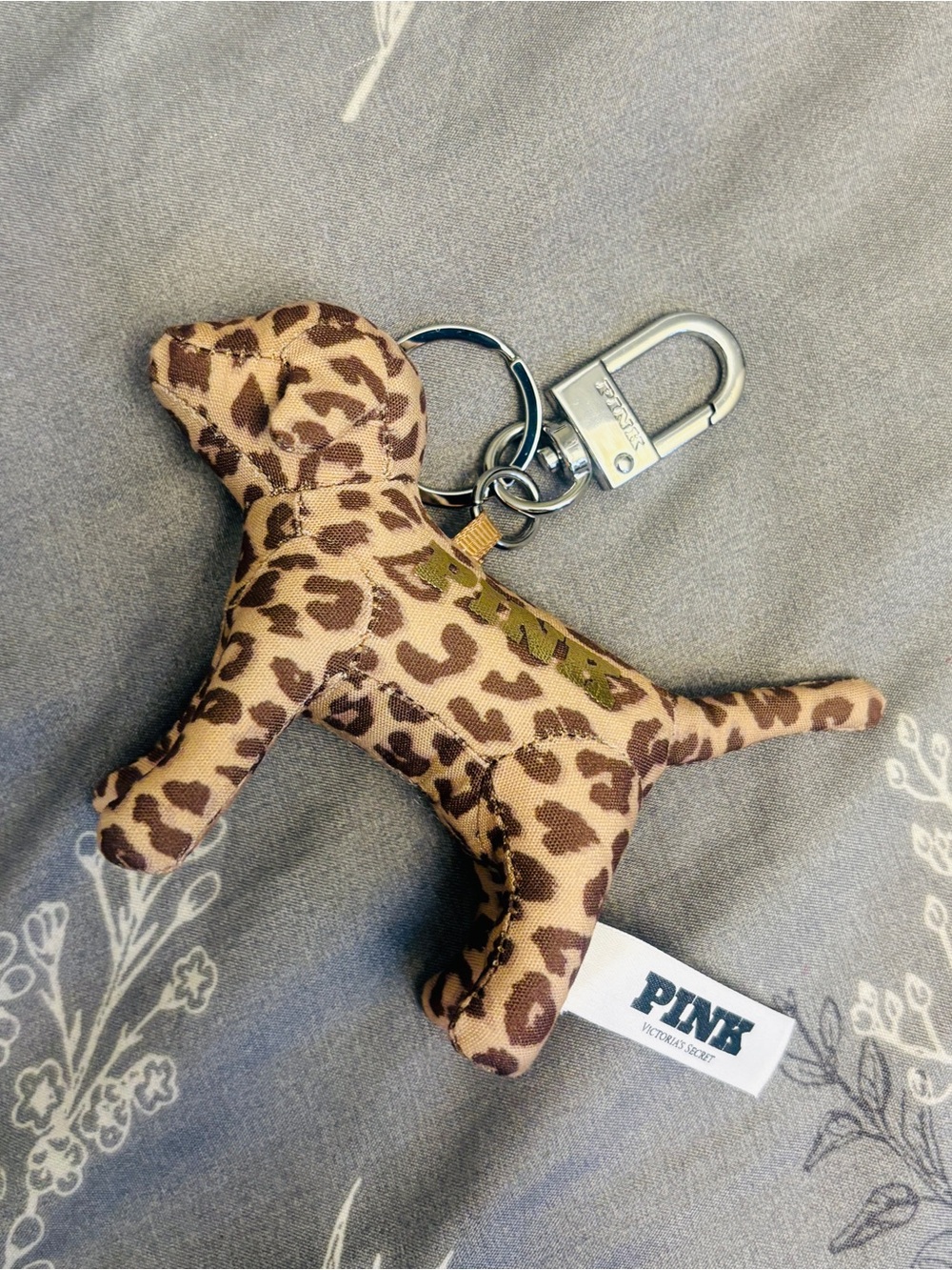 PINK - dog Keychain